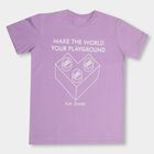 Boys' Half Sleeves T-Shirt, लाइलेक, small image number null