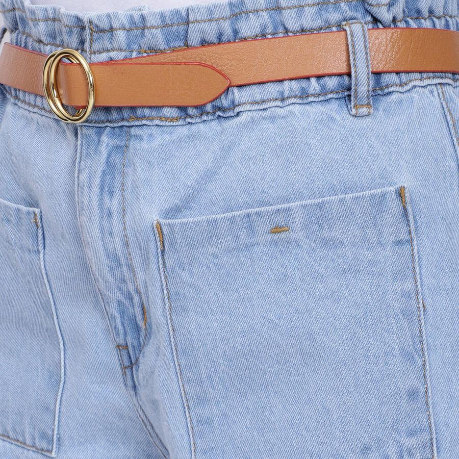 Ladies' 100% Cotton Shorts , Light Blue, large image number null