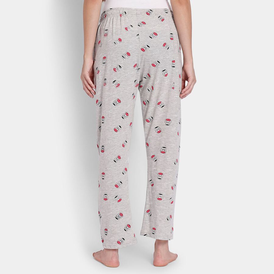 Ladies' Pyjama, Melange Light Grey, large image number null
