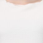 Ladies'  Crop  Top, Off White, small