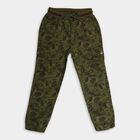 Boy's 100% Cotton Trousers , Dark Green, small image number null