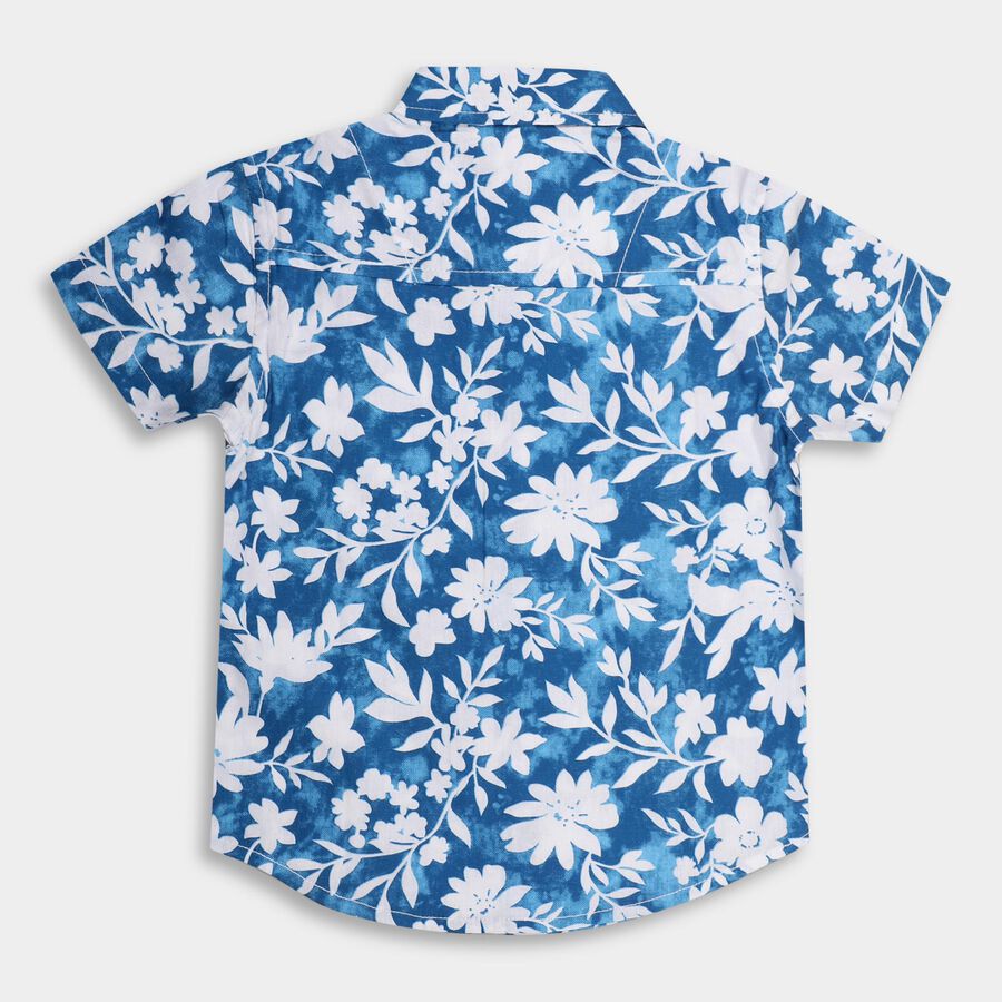 Boys' 100% Cotton Casual Shirt , Navy Blue, large image number null