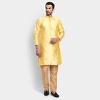 Men's Kurta Pyjama , Yellow, small image number null