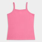 Girls' 100% Cotton Vest (Pack of 2), Pink, small image number null