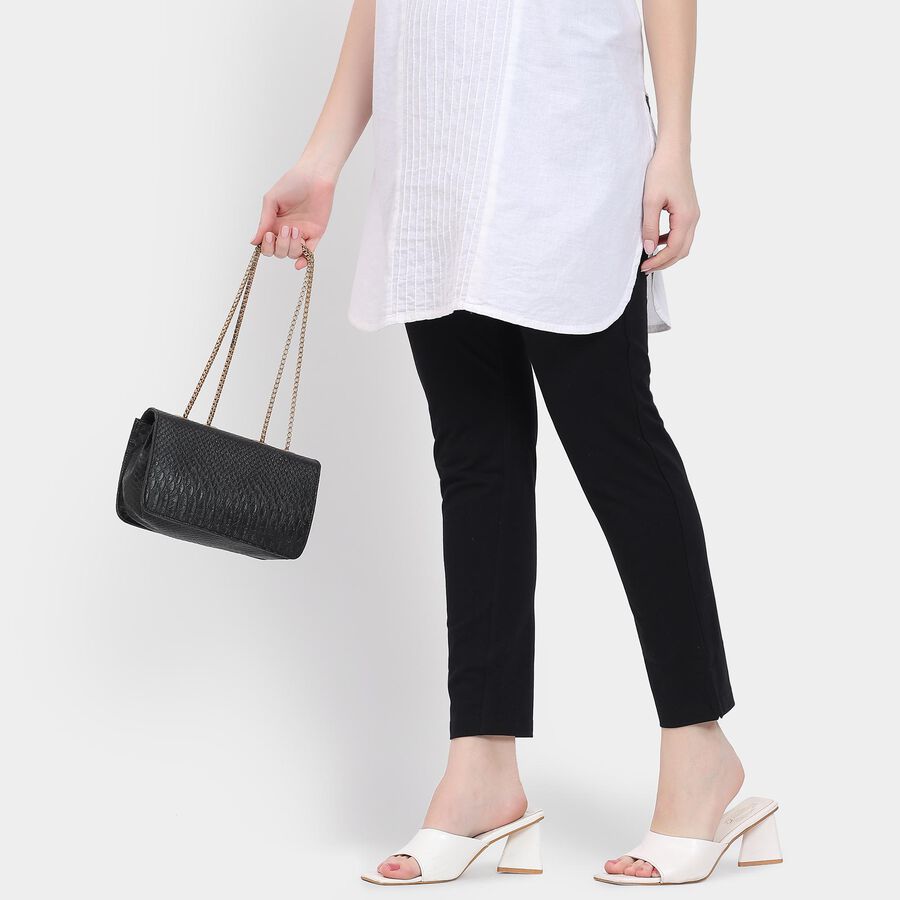 Ladies' Churidar, Black, large image number null