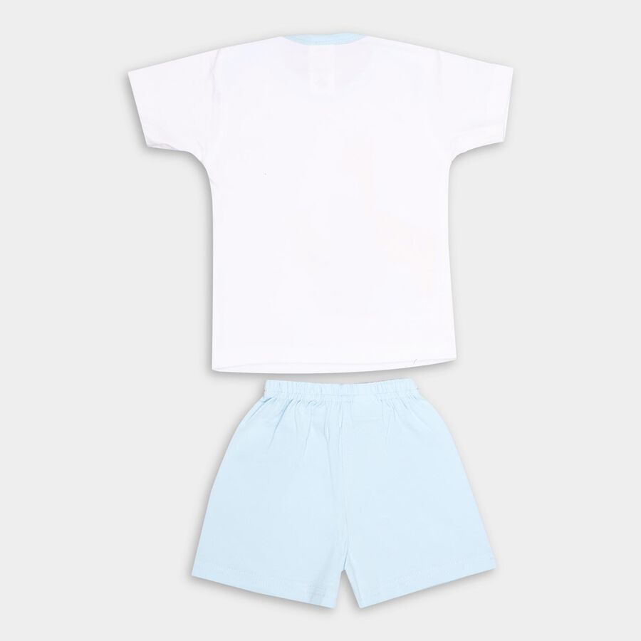 Infants' 100% Cotton Baba Suit , Light Blue, large image number null