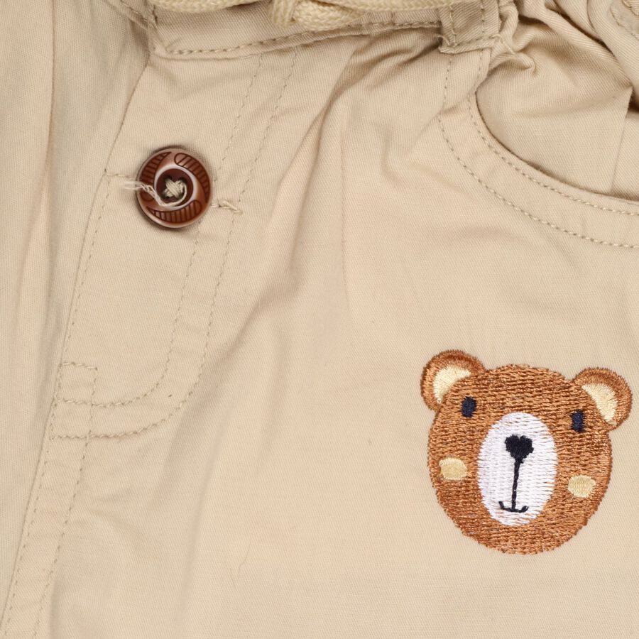 Infants' 100% Cotton Cotton Trousers, Beige, large image number null