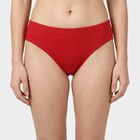 Women's Red Regular Fit Solid Panty, मरून, small