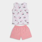 Infants' 100% Cotton Short Set , सफ़ेद, small image number null
