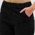 Women's Jet Black Wide-Leg High-Rise Jeans, Black, small image number null