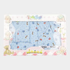 Infants Printed Cotton Baby Gift Set, Light Blue, small image number null