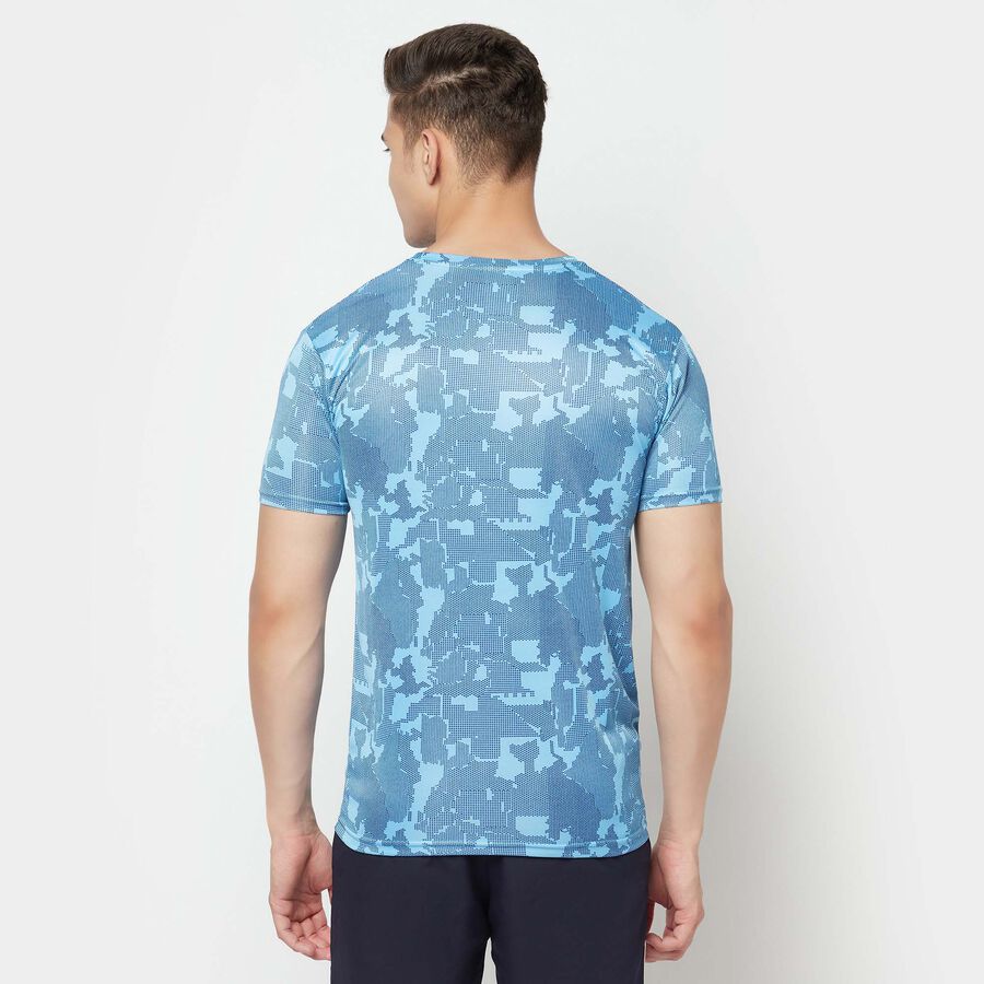 Printed Drifit T-Shirt, Mid Blue, large image number null