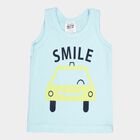Infants Solid Vest, Light Blue, small image number null