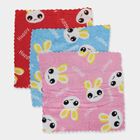Women's Multicolour Bunny Print Pack of 3 Handkerchief, चुनिंदा, small