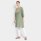 3/4Th Sleeves Empire Line Kurta, Light Green, small image number null