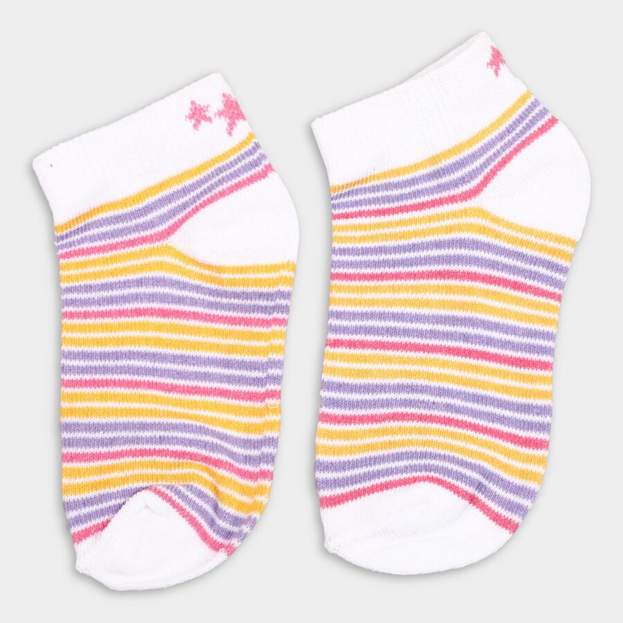 Girl's Socks (Pack of 2), Off White, large image number null