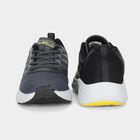 Men's Grey Lace-Up Sneakers, ग्रे, small