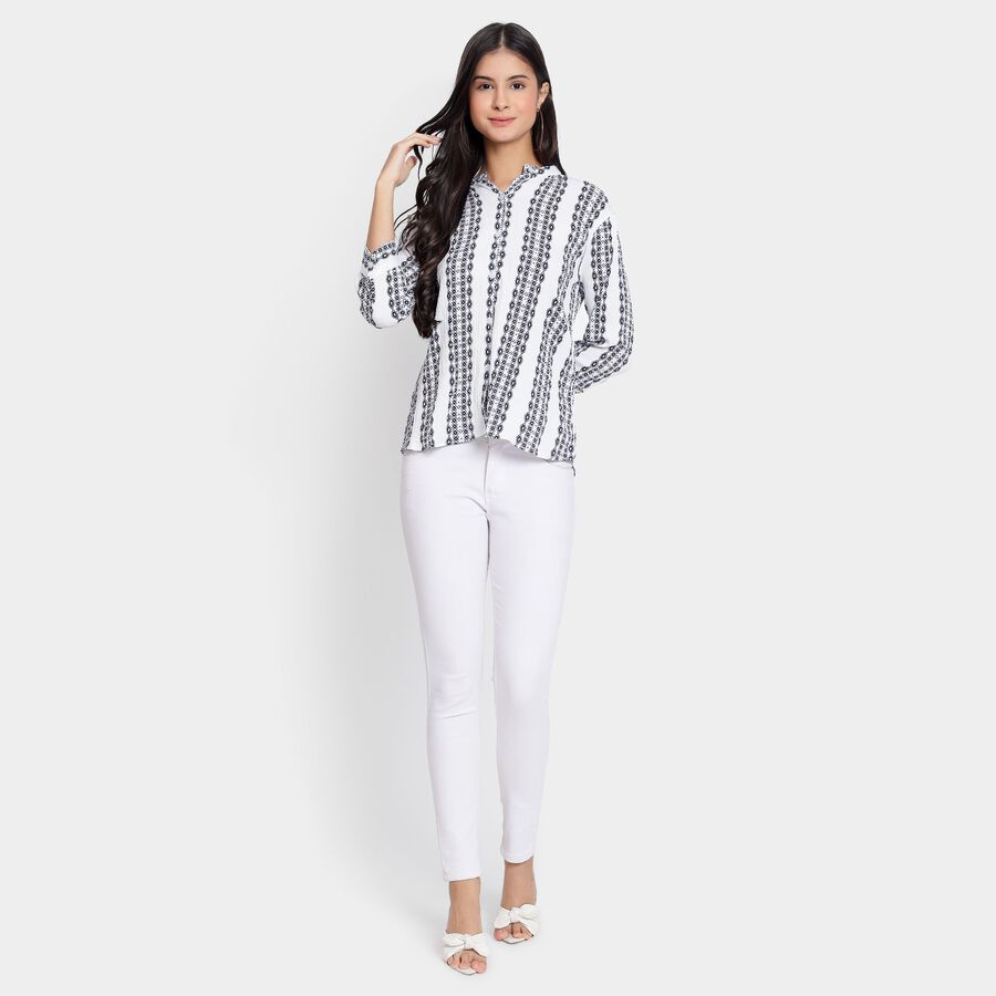 Ladies' Shirt, ऑफ व्हाइट, large image number null