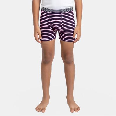 Boys Navy Blue Regular Fit Cotton Briefs