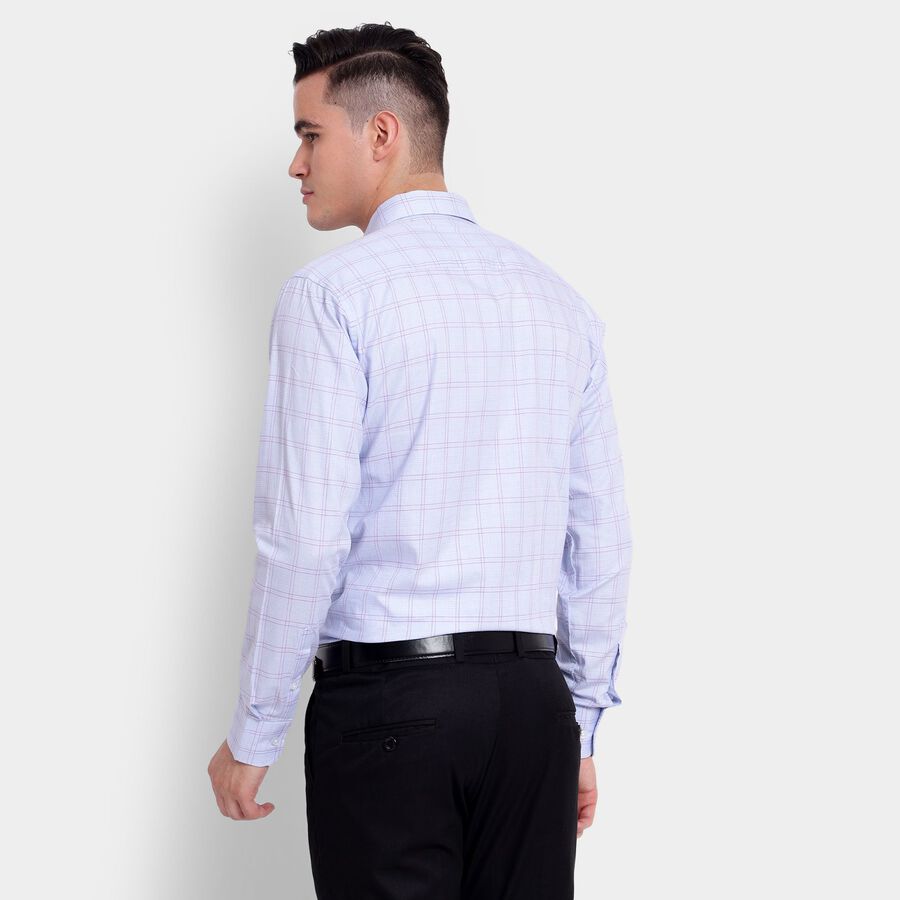 Men's Cotton Formal Shirt, Light Blue, large image number null