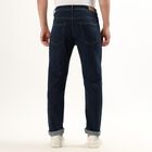 Men's Deep Indigo Slim Fit Five-Pocket Jeans, Dark Blue, small image number null