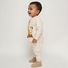 Infants' 100% Cotton Baba Suit, Beige, small image number null
