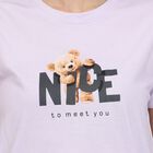 Ladies' Round Neck T-Shirt , Lilac, small image number null