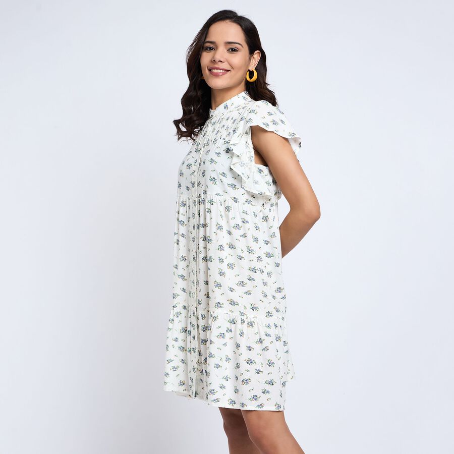 Ladies' Dress, Off White, large image number null