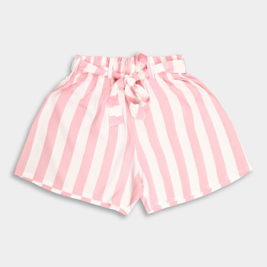 Girls' Shorts, ऑफ व्हाइट, large image number null