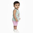 Infants' 100% Cotton Short Set, Light Green, small image number null