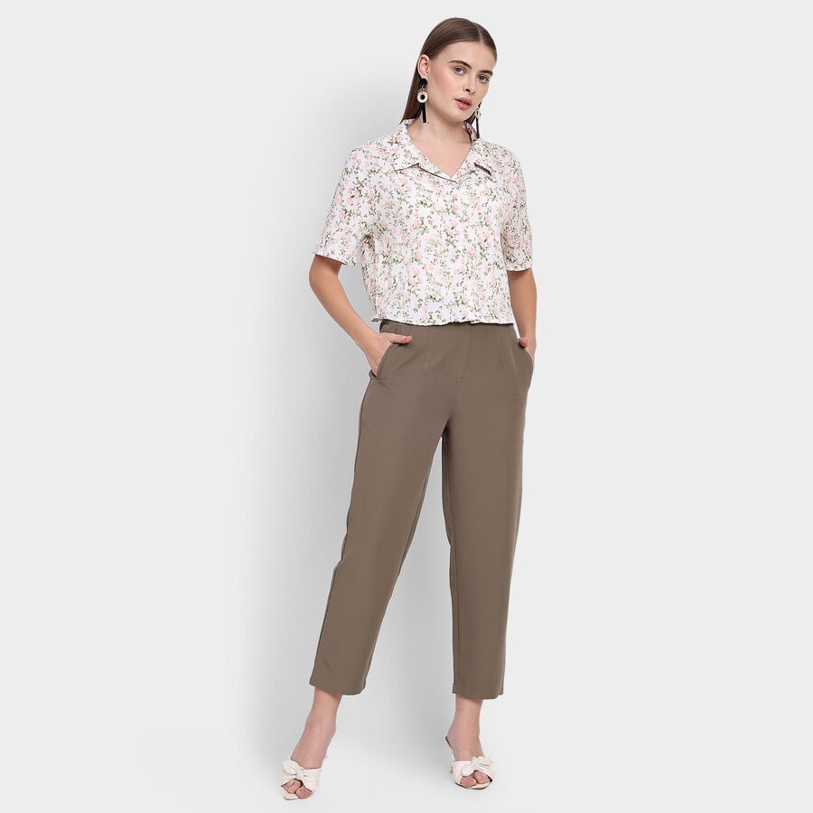 Ladies' Trousers, Olive, large image number null