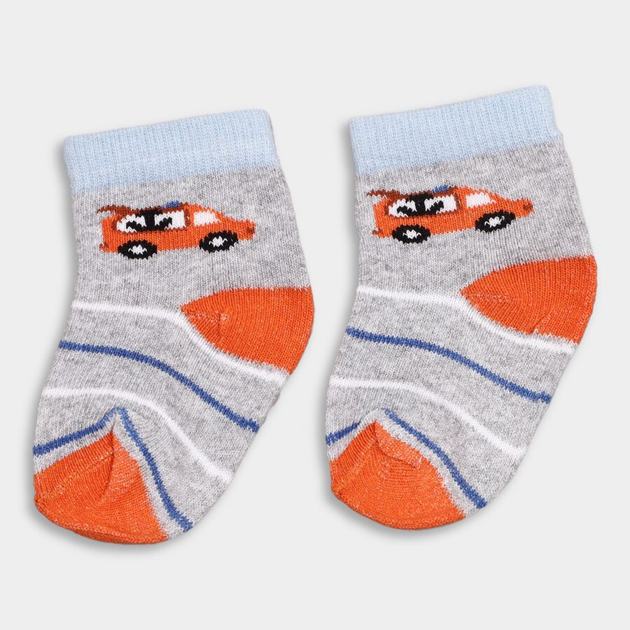 Infant's Socks (Pack of 3), Off White, large