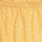 Girls' 100% Cotton Bloomer, पीला, small image number null