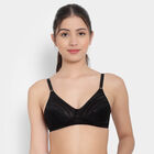 Full Lace Non-Padded Bra, Black, small image number null