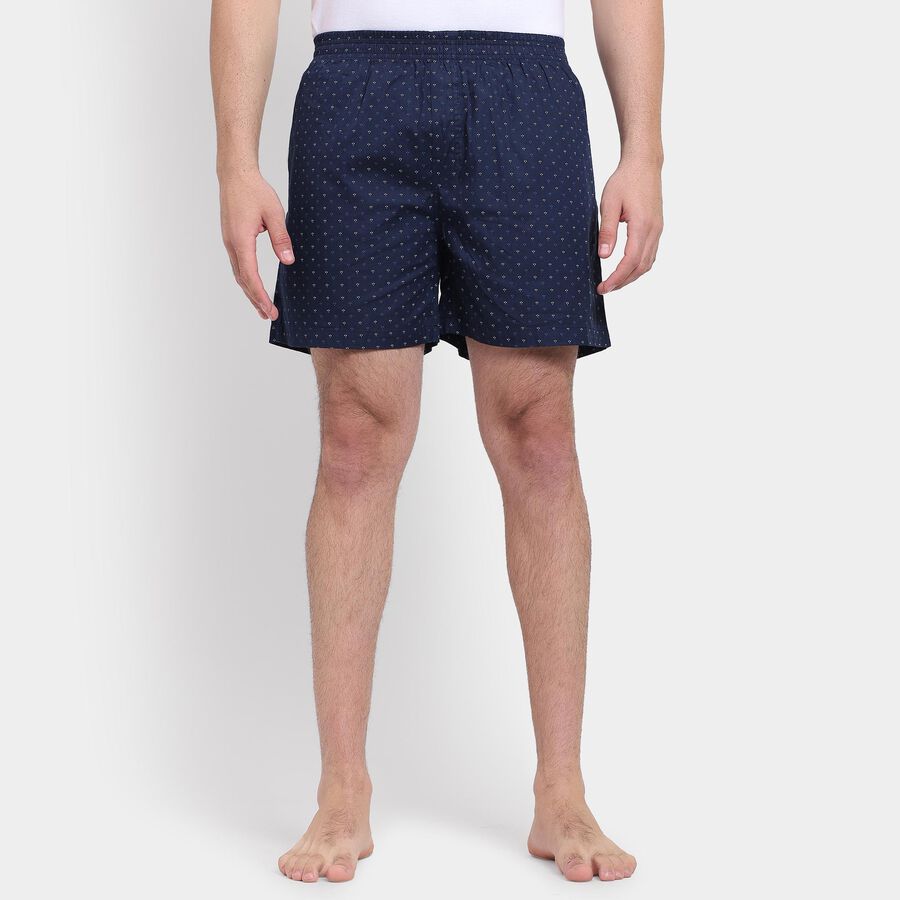 Men's 100% Cotton Boxers , नेवी ब्लू, large image number null