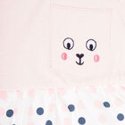 Infants Cotton Frock, Light Pink, small image number null