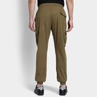 Men's 100% Cotton Track Pants, Khaki, small image number null