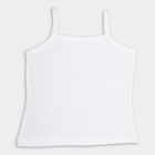 Girl's 100% Cotton Vest , White, small image number null