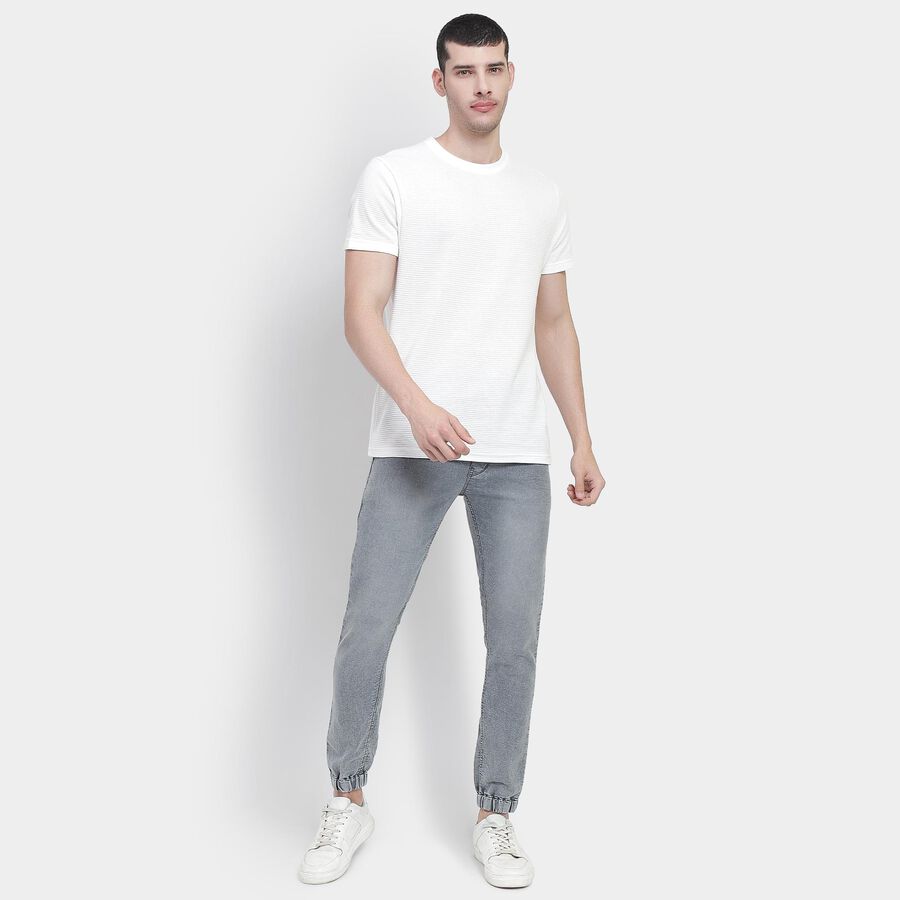 Men's Slim Fit Jeans , हल्का ग्रे, large image number null