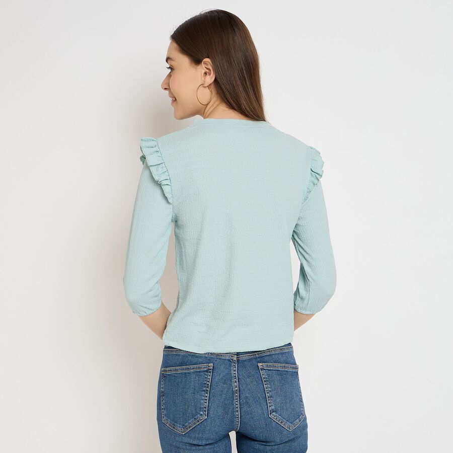 Ladies'  Crop  Top, Light Green, large image number null