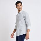 Men's 100% Cotton Casual Shirt, सफ़ेद, small image number null