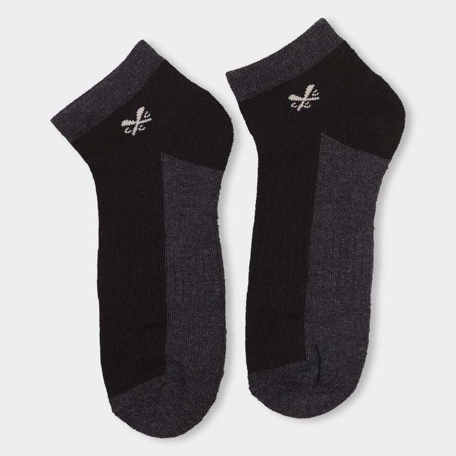 Men'sSocks, Black, large image number null