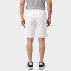 Men's White Regular Fit Cargo Bermuda Shorts, सफ़ेद, small