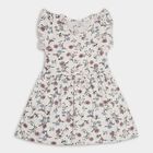 Girls' Frock , Off White, small image number null