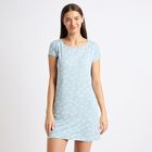 Ladies' Nighty , हल्का नीला, small image number null