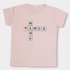 Girls' T-Shirt , हल्का गुलाबी, small image number null