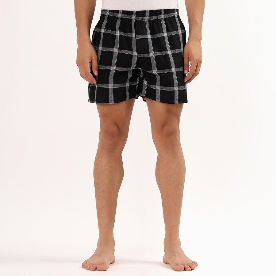 Men's Boxers, गहरा ग्रे, large image number null