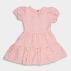 Girls' Frock , गुलाबी, small image number null
