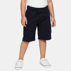 Boys' Navy Blue Regular Fit Cargo Cotton Jamaican, Navy Blue, small
