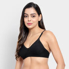 Solid Bra, काला, small image number null